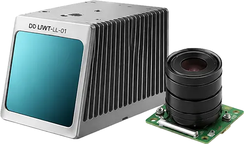 원거리 작업물 고도 센서 본체 — 3D LiDAR 센서 및 카메라 모듈