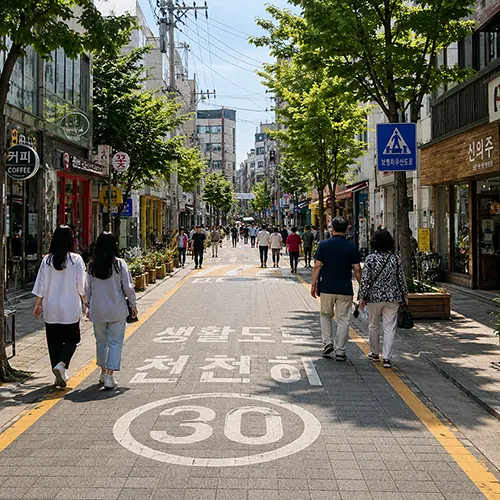 장애인보호구역 그림