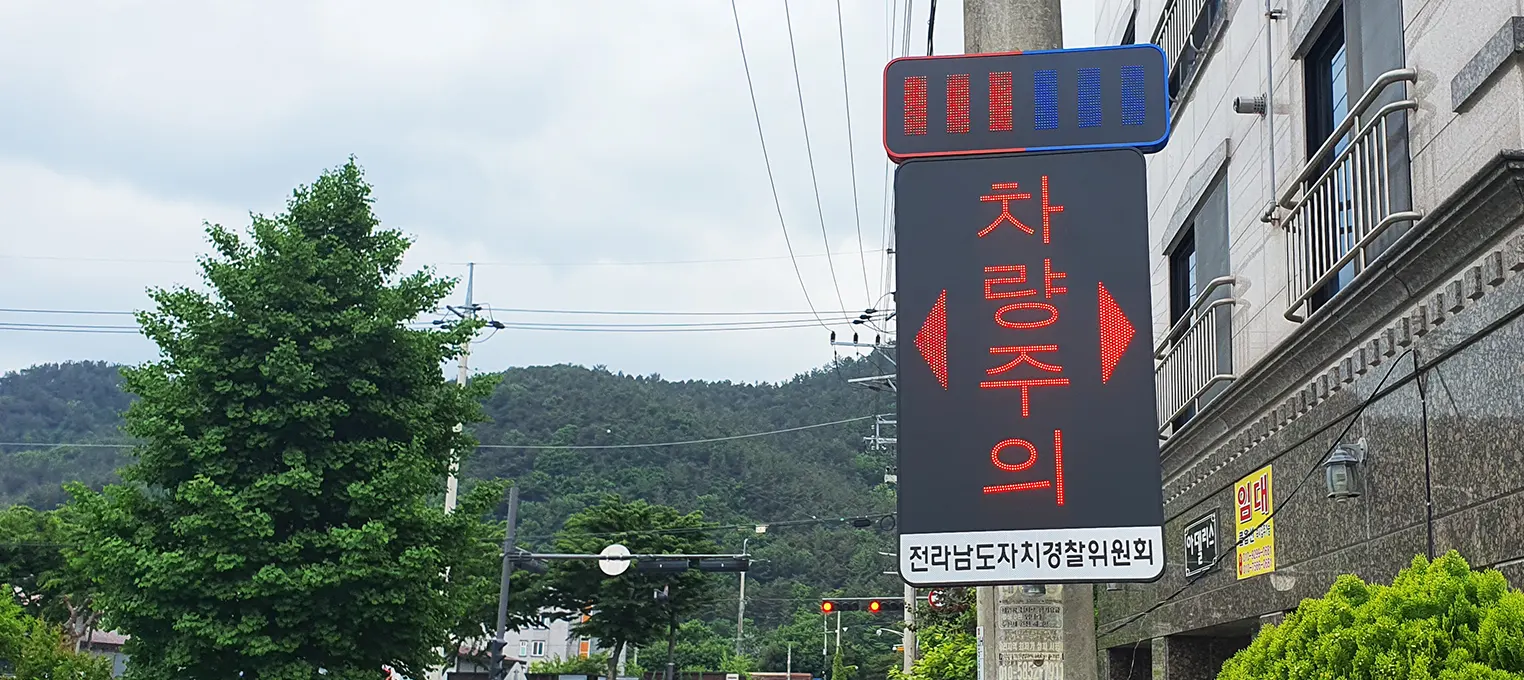 보행자 안전 교차로 현장