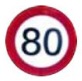 Bad 80 표지판3